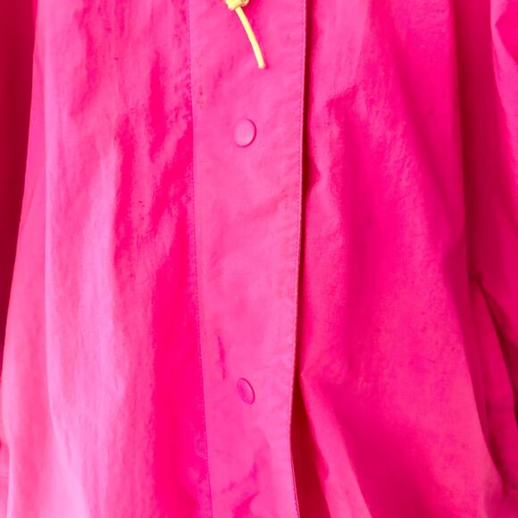 Nike Vintage 90s Hot Pink Purple Stripe Packable Fannypack Windbreaker Jacket L - Picture 9 of 13